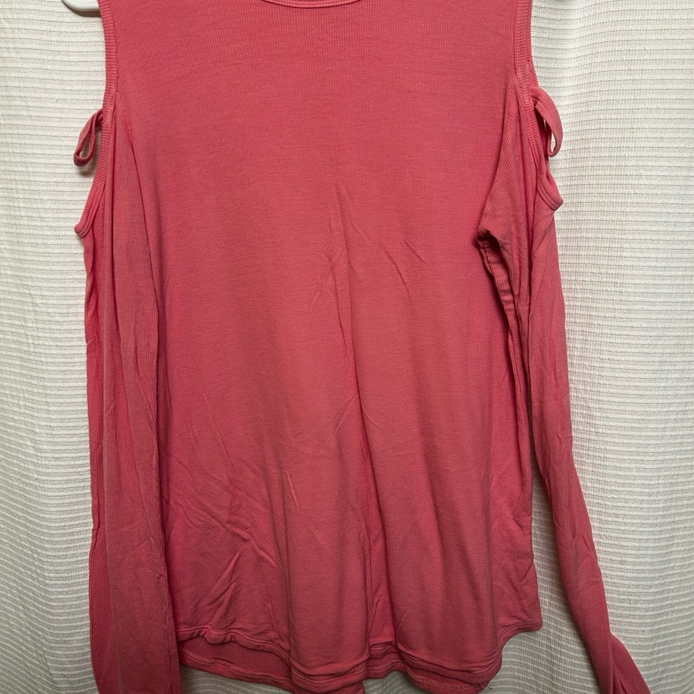Michael Lauren Cold Shoulder Top